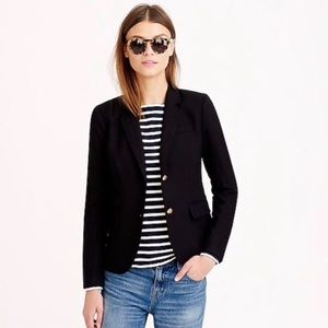 J. CREW Schoolboy Blazer wool Size 6 black - EUC